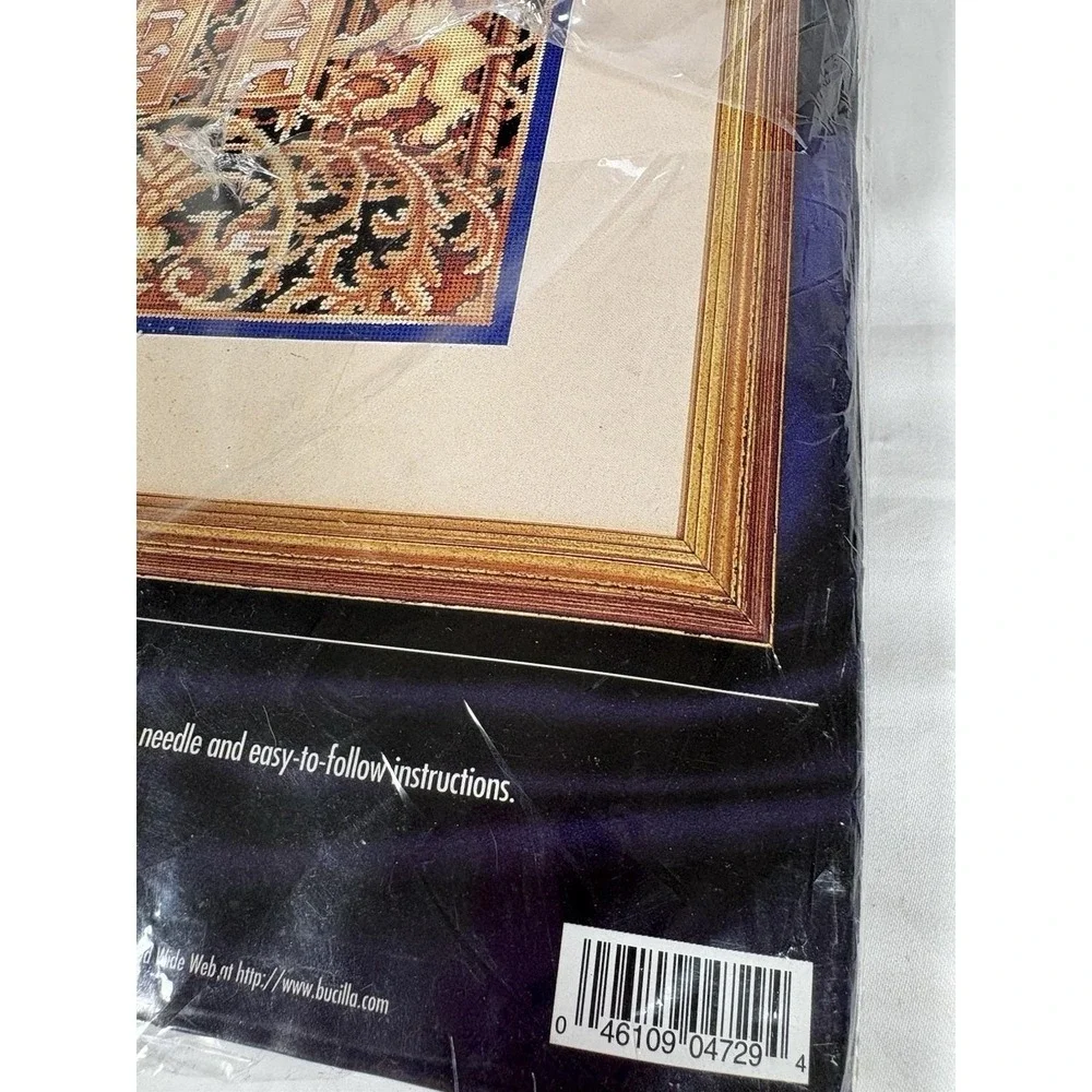 Bucilla Needlepoint Judaic Ten Commandments Kit #4729 14x14 Vintage 1997 NEW